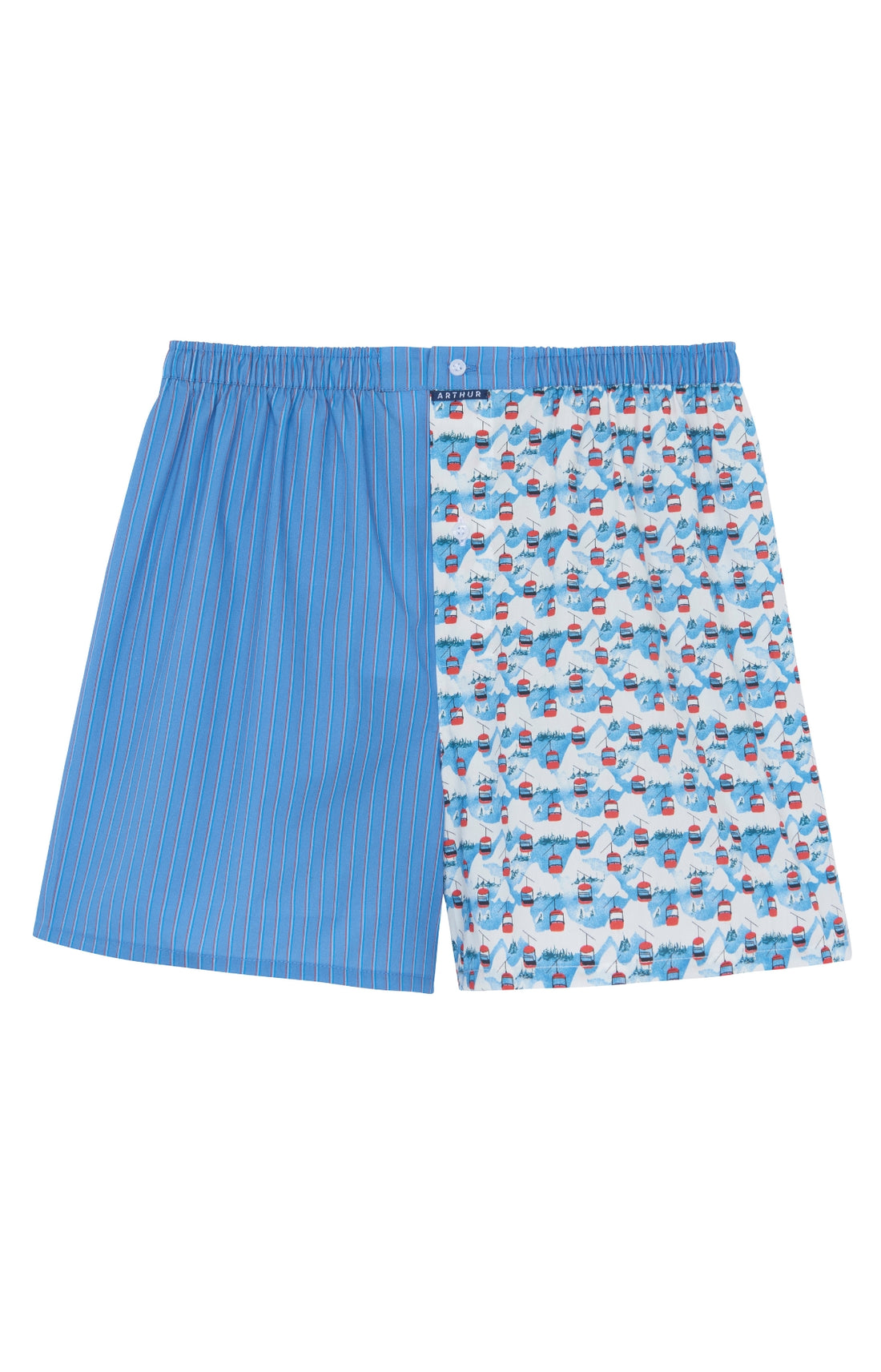 Caleçon classique Homme Upcyclé Montagne Multicolore 1