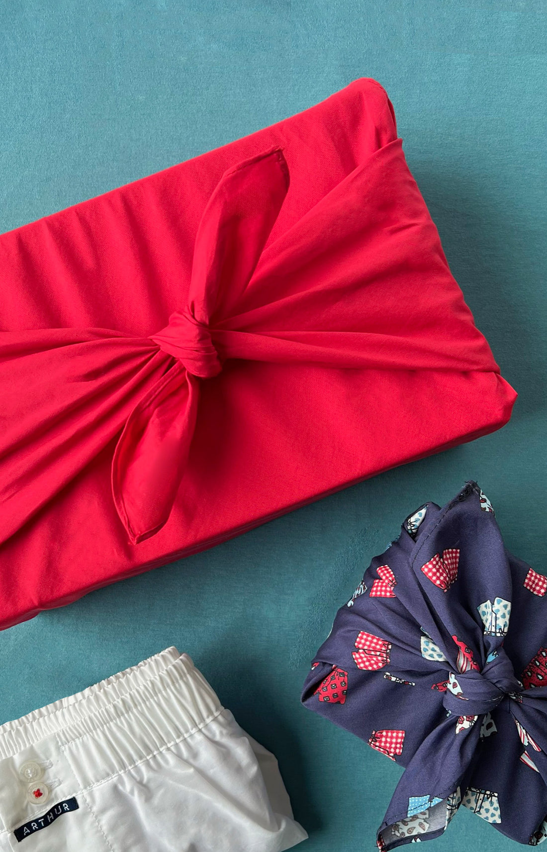 Furoshiki Accessoire Caleçon &amp; Uni Vert 1