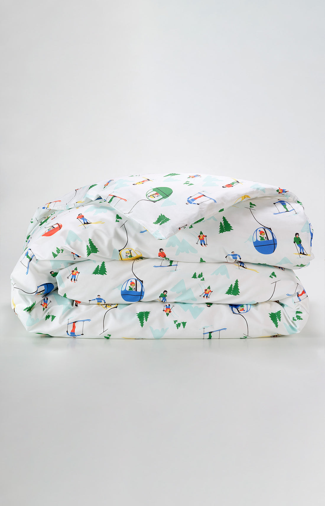 Parure de Lit Accessoires Enfant Mont Pyjama Blanc et Ivoire 2