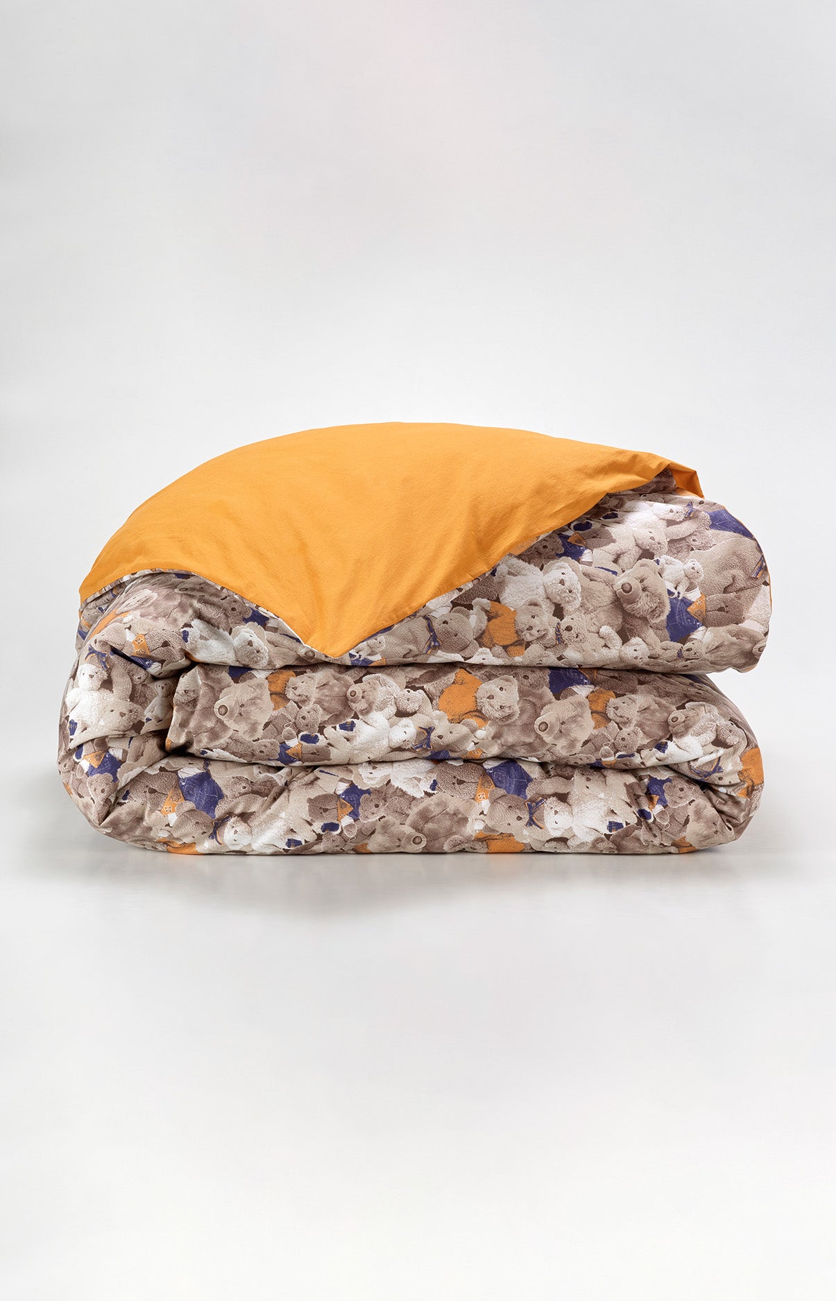 Parure de Lit Accessoires Adulte Teddy Multicolore et Beige et Marron 5