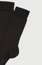 Chaussettes en coton Uni Noir ARTHUR packshot