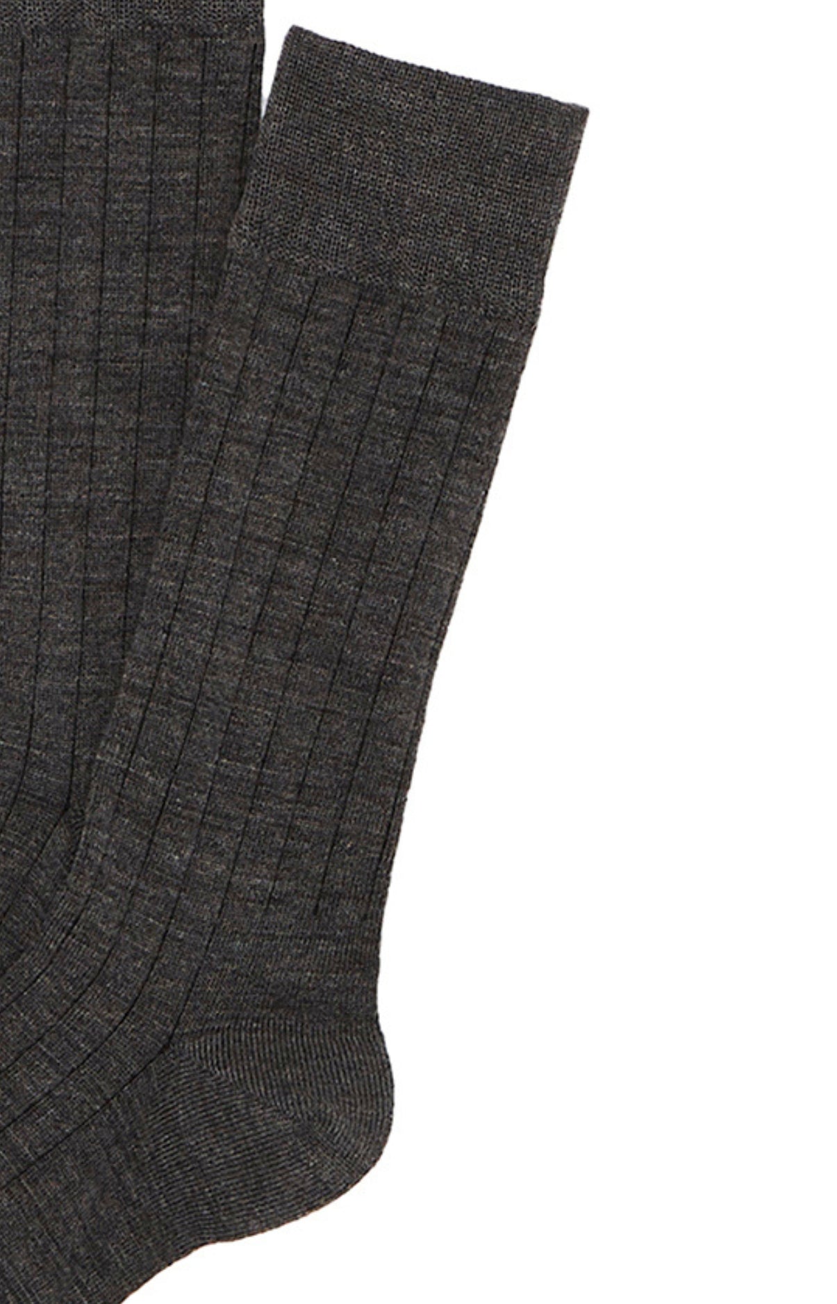 Chaussettes Homme Laine et Coton Gris 5