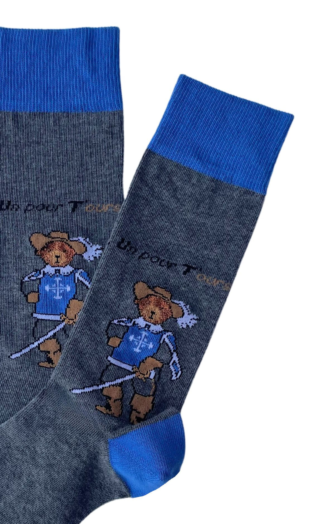 Chaussettes Homme Mousquetaires Gris 2
