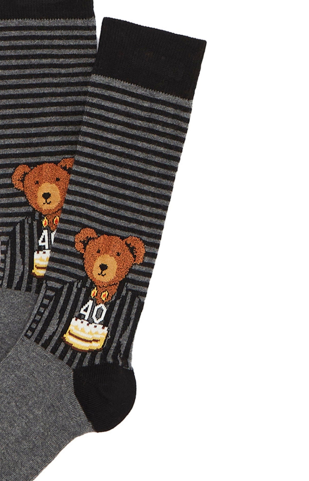 Chaussettes Homme Happy 40 Gris 2
