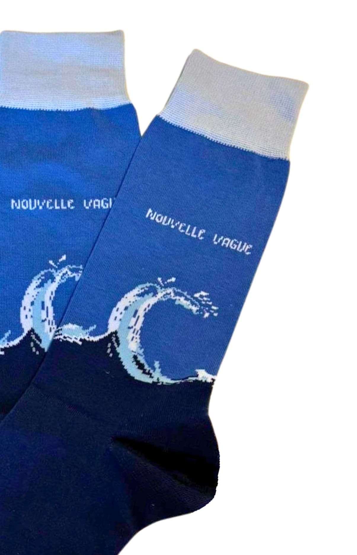 Chaussettes nouvelle vague Marine 2