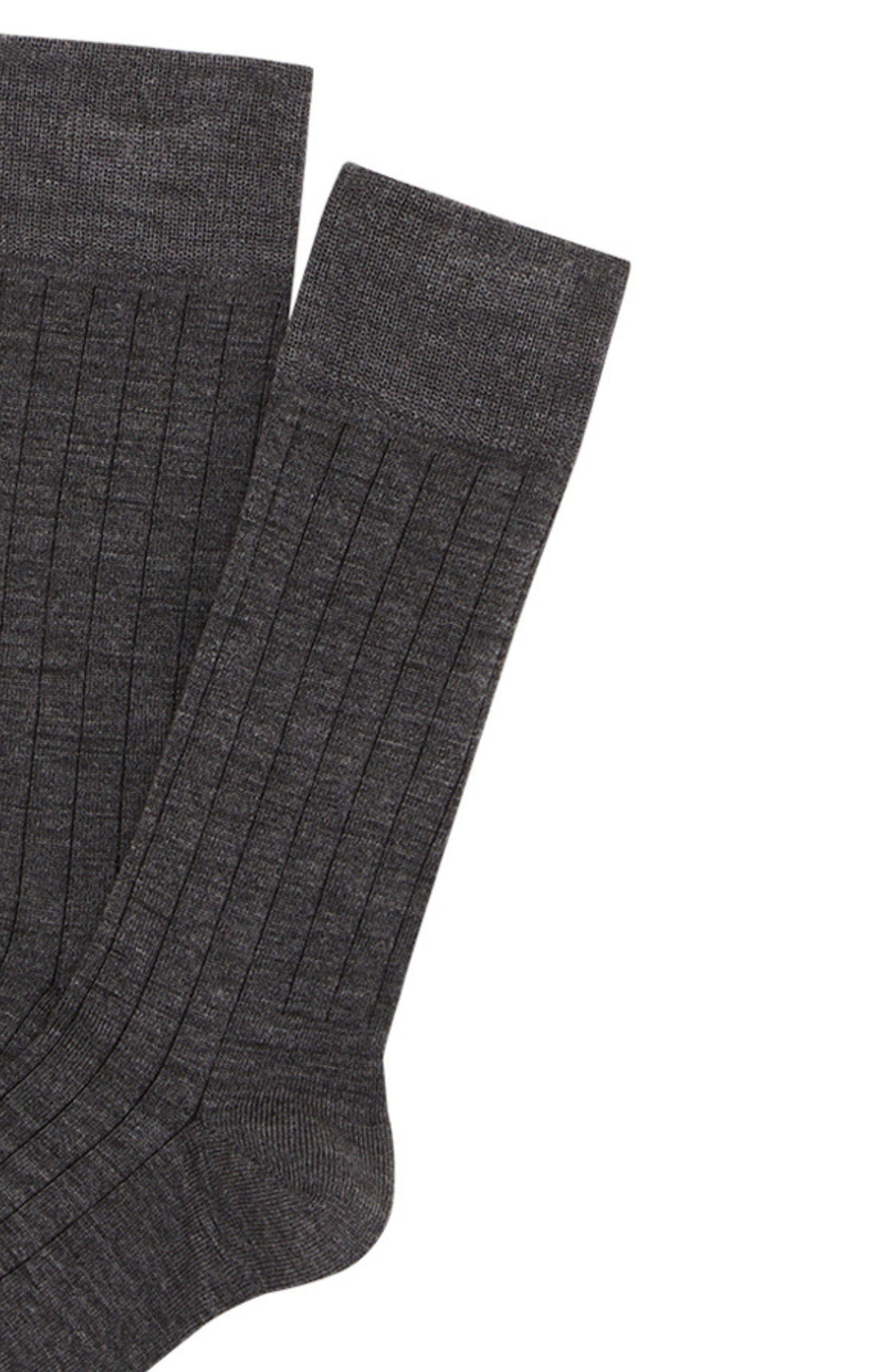 Chaussettes Homme laine et coton Gris 13