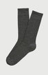Chaussettes laine et coton anthracite homme 1