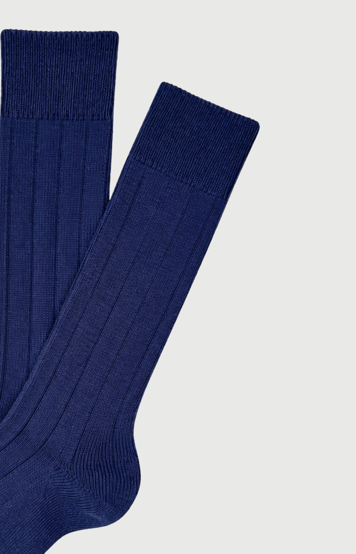Chaussettes en laine et cachemire Homme Minuit 2