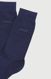 Chaussettes Uni Marine 2