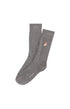 Chaussettes Homme brodées WOUF Gris 1