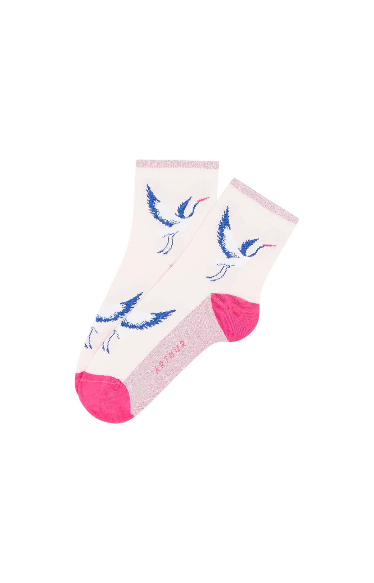 Chaussettes birdie Rose 1