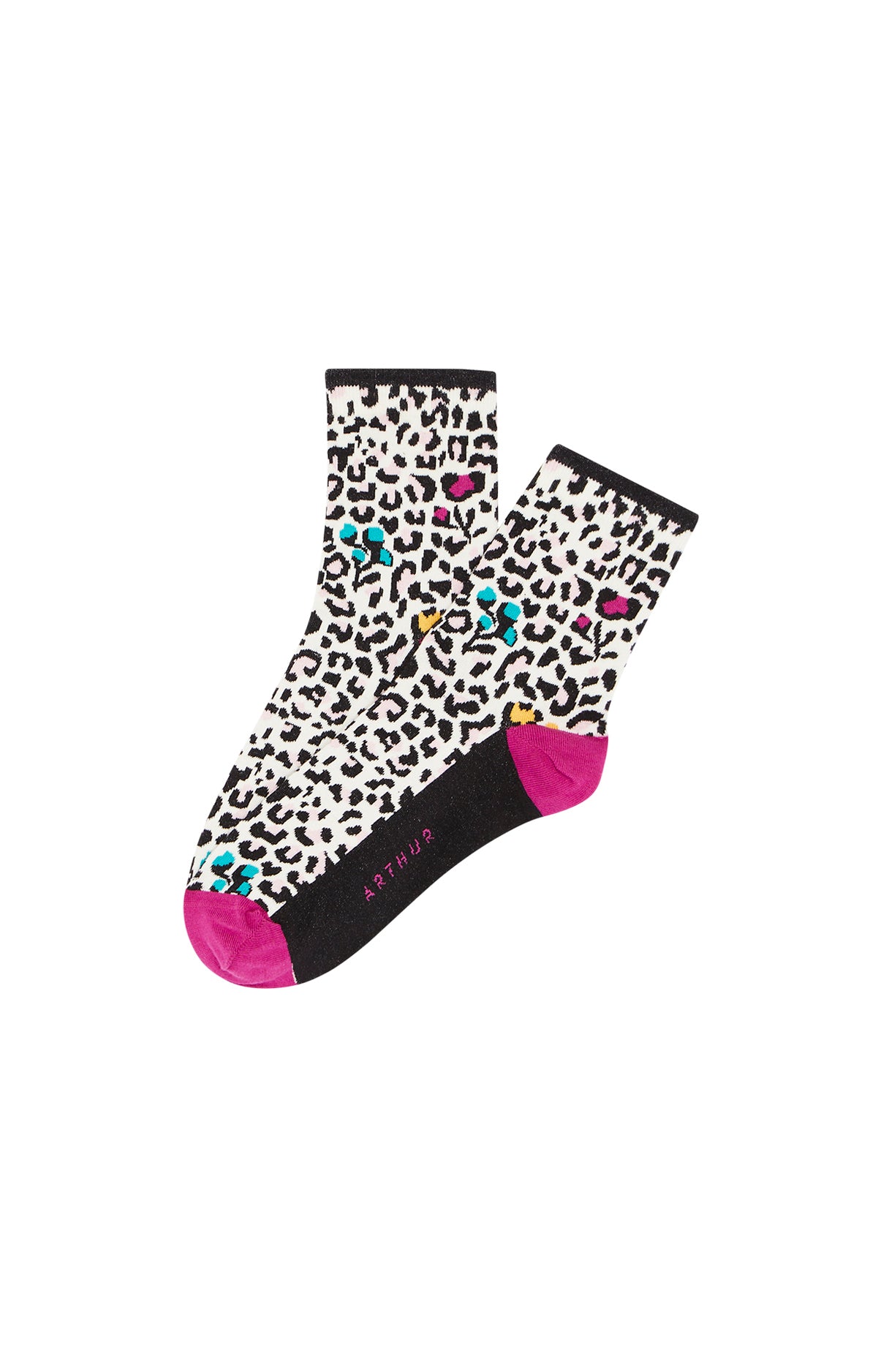 Chaussettes Femme Léopard Homme Multicolore 1