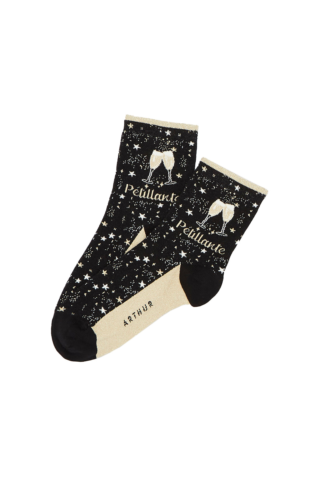 Chaussettes Femme Pétillante Noir 2