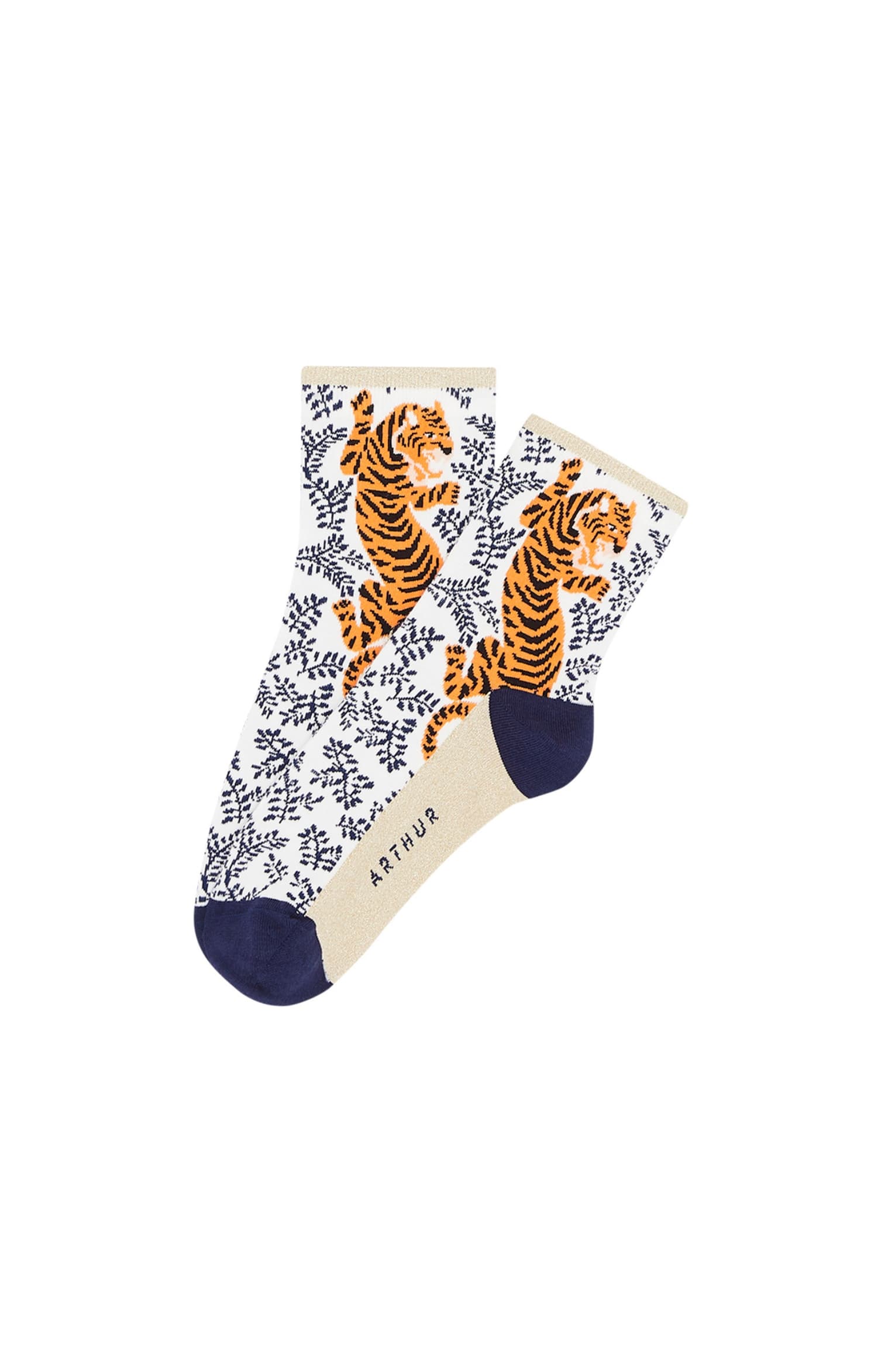 Chaussettes tigre Blanc 1