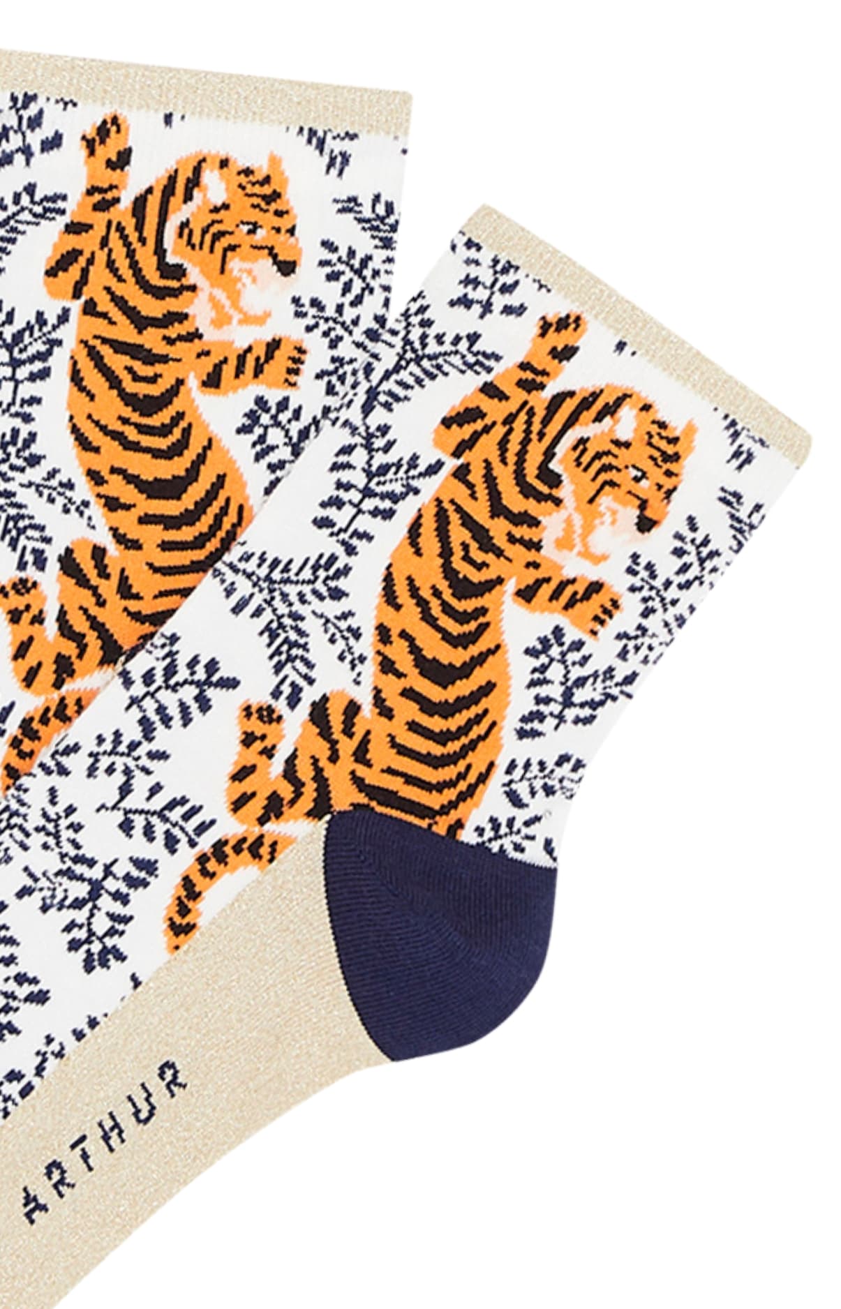 Chaussettes tigre Blanc 2