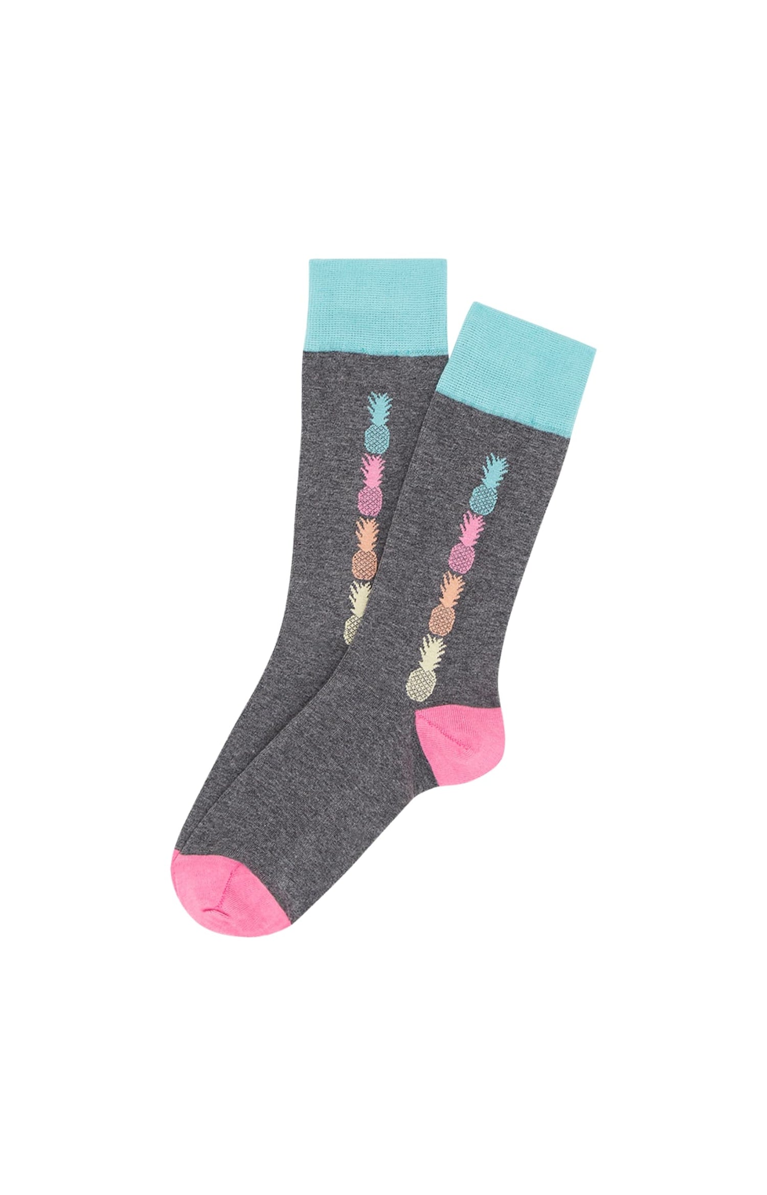 Chaussettes ananas Gris 1