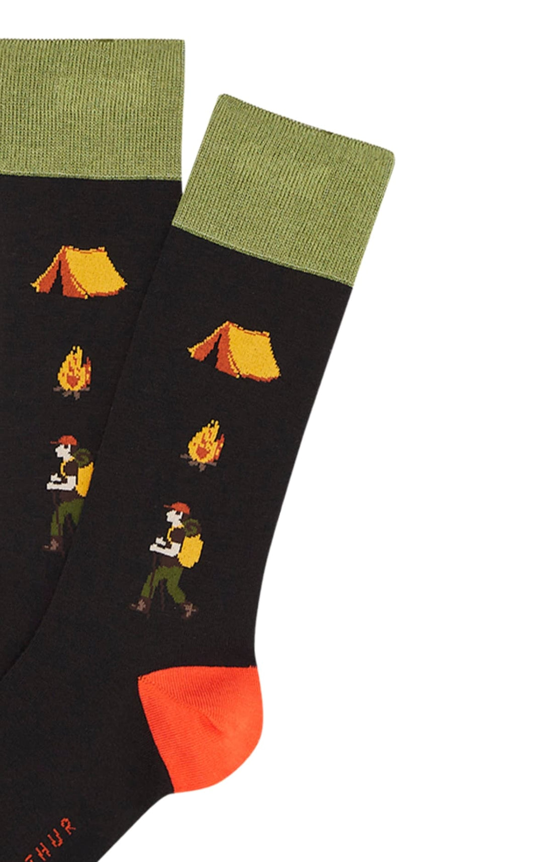 Chaussettes camping Noir 2