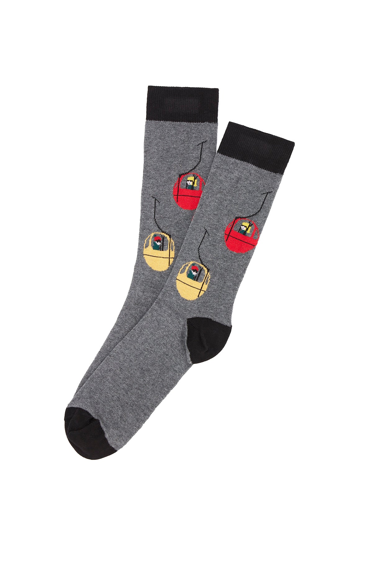 Chaussettes Homme Télécabine Gris 1