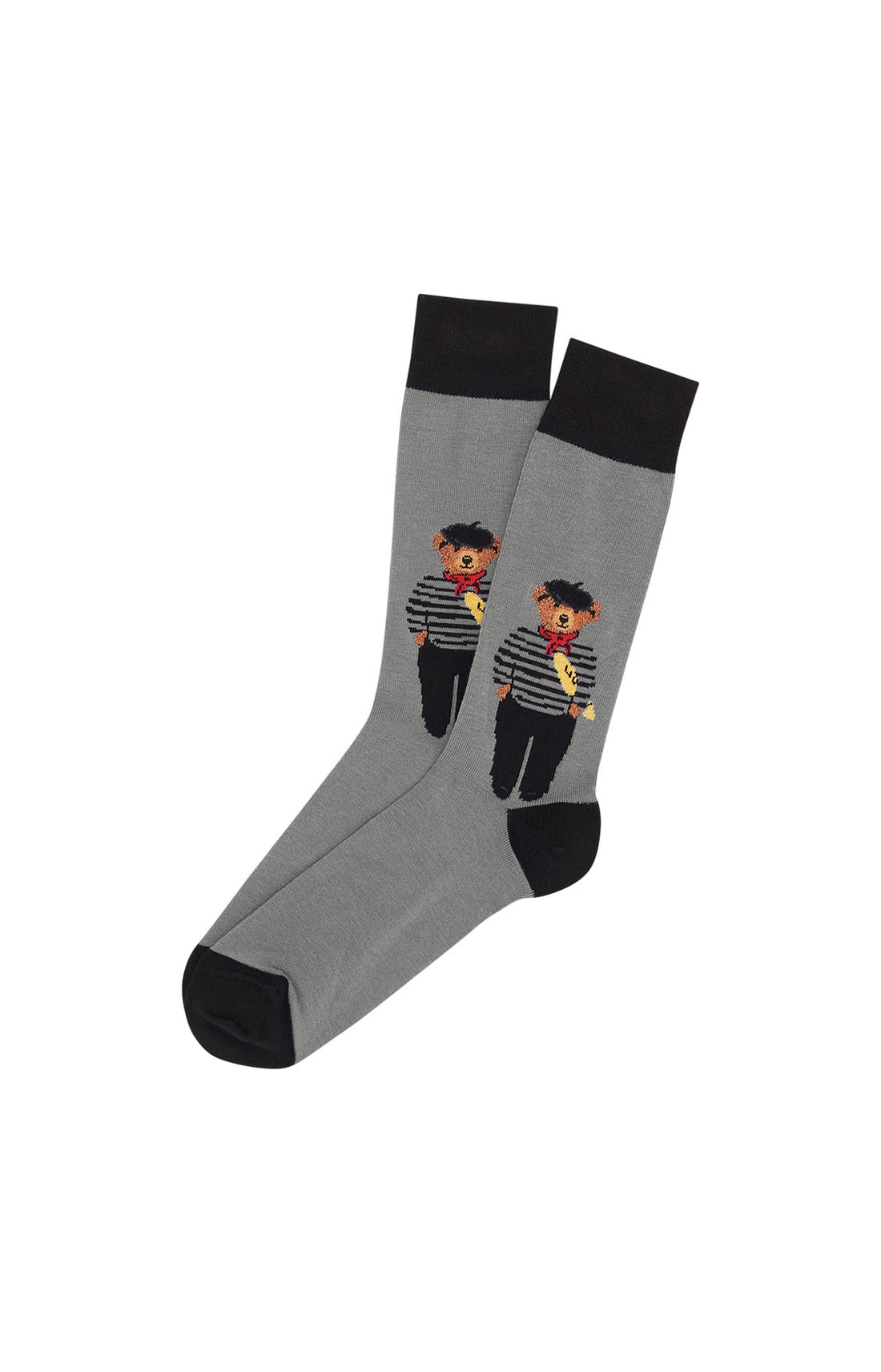 Chaussettes Homme Teddy in Paris Gris 5