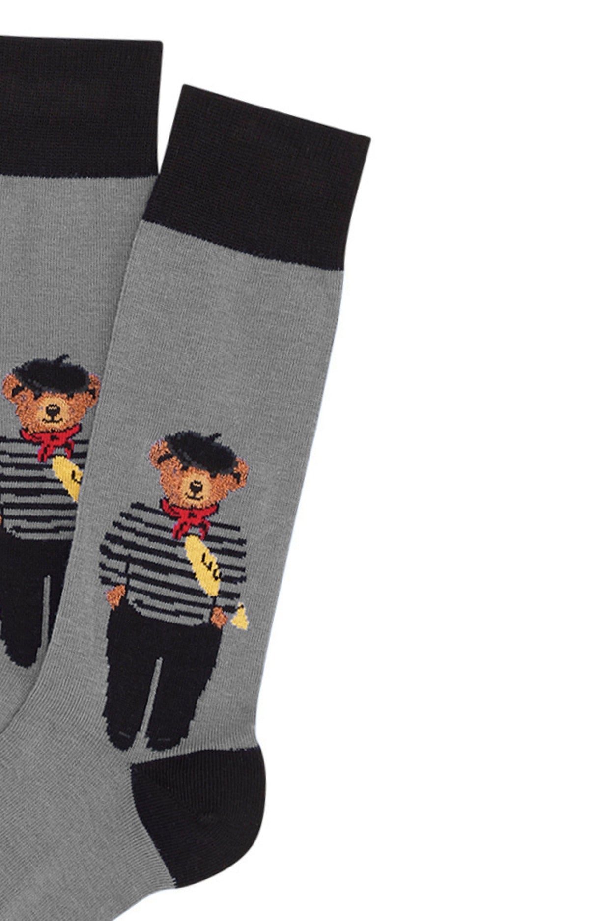 Chaussettes Homme Teddy in Paris Gris 6