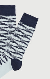 Chaussettes Homme Sardines Marine Imprimé banc de sardines 2