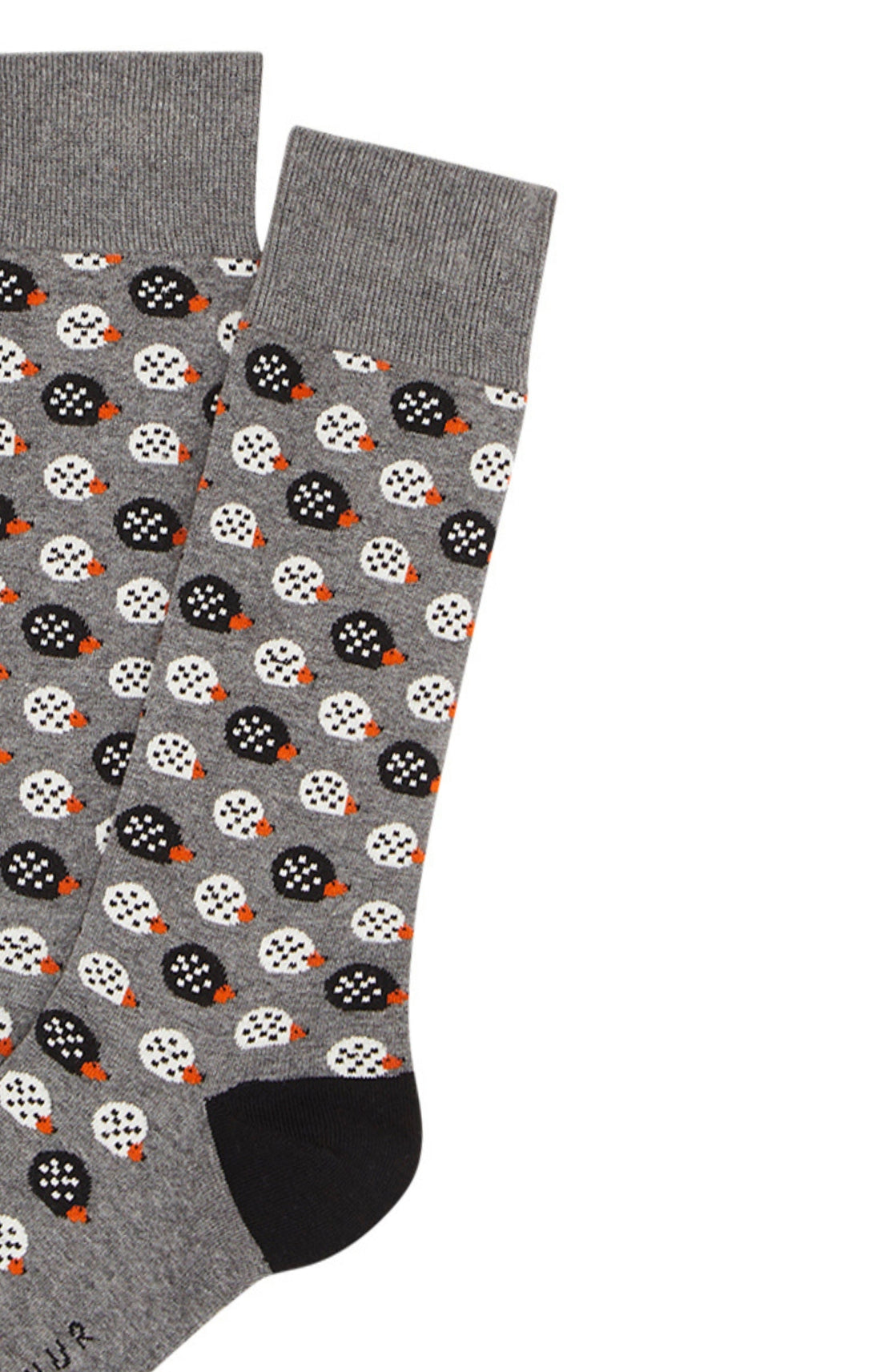 Chaussettes Homme Hérisson Gris 2