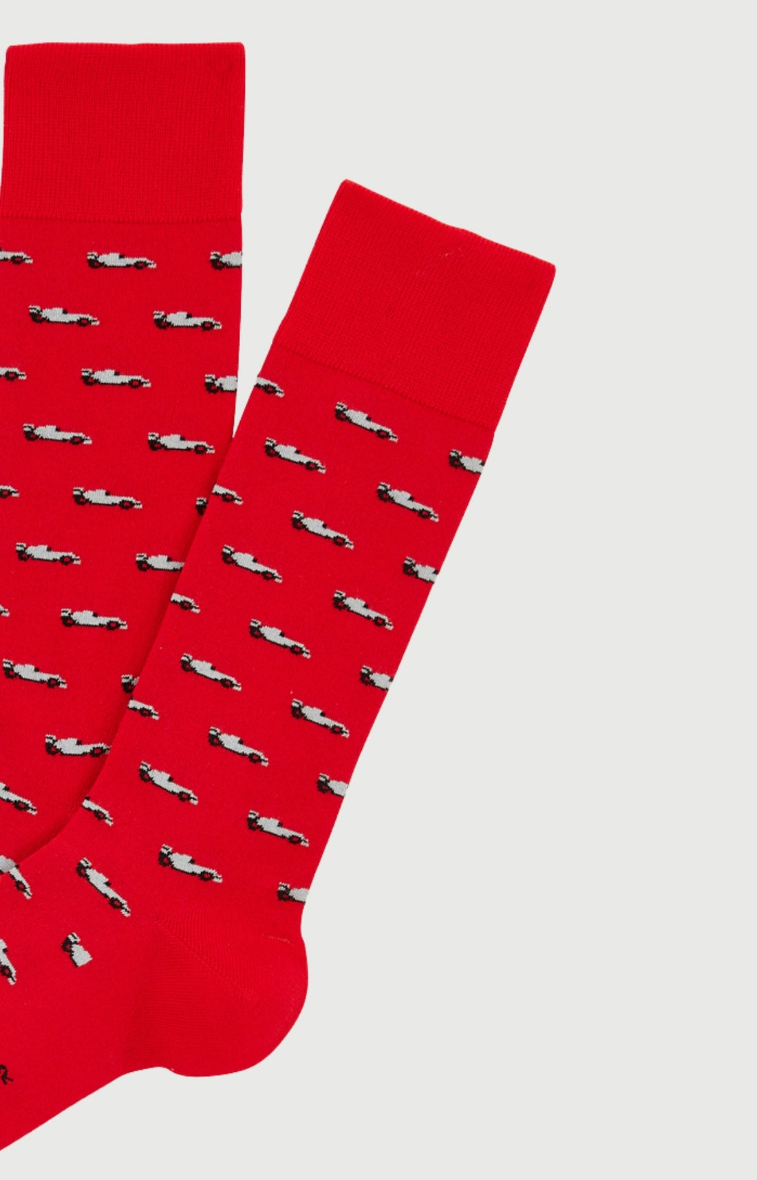 Chaussettes Homme Formule 1 Rouge Imprimé voiture formule 1  2