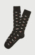 Chaussettes coton tobbie noir homme 1