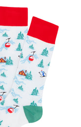 Chaussettes Homme Noël en altitude Neige NEIGE 2