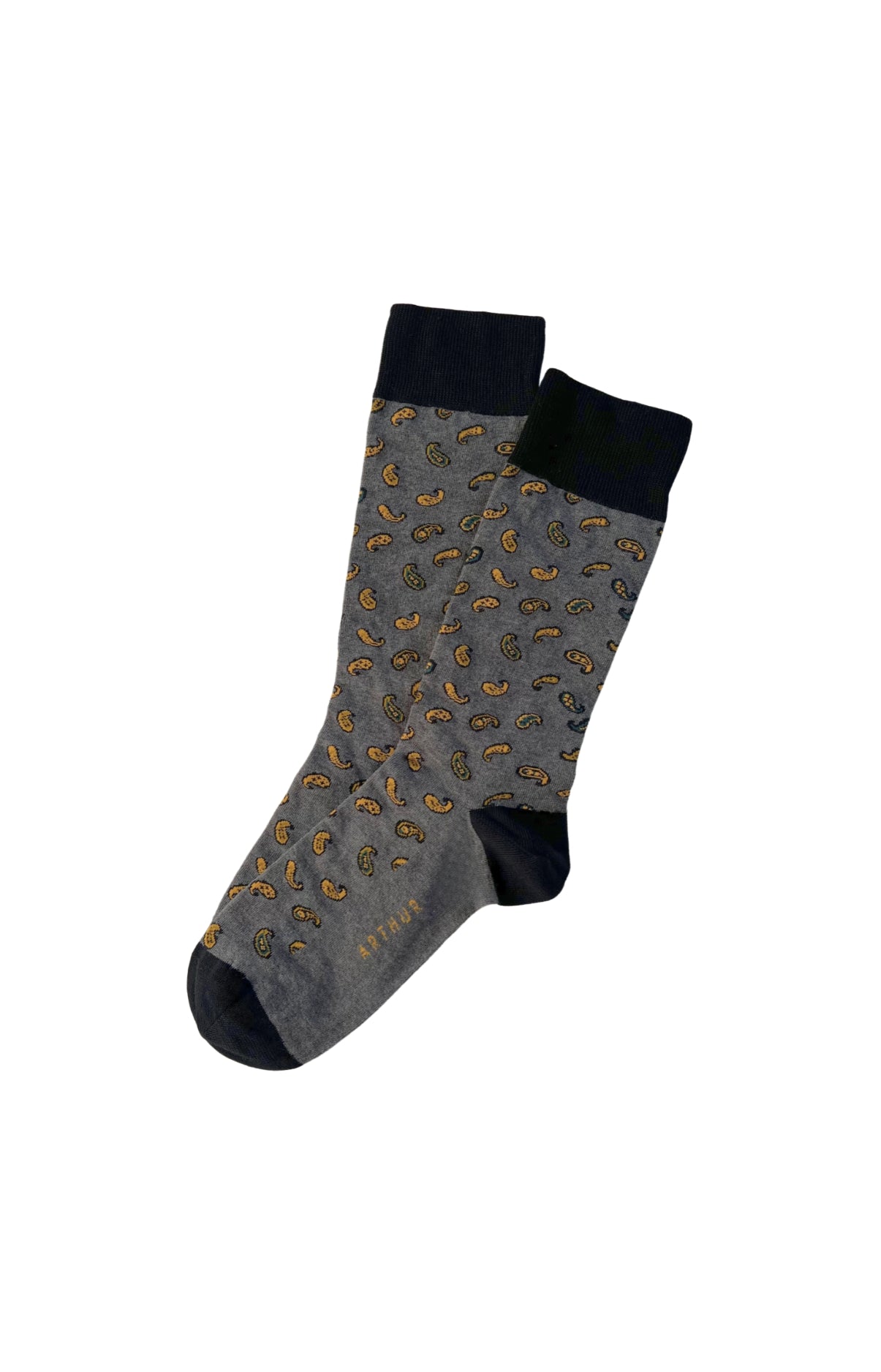 Chaussettes Homme Paisley Gris 1
