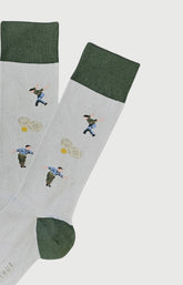 Chaussettes Homme Pétanque Ciel Imprimé broderie joueur de pétanque 2