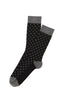 Chaussettes Homme Petits Pois Noir 1