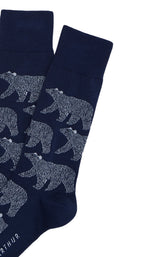 Chaussettes Homme Nuit polaire MARINE 2