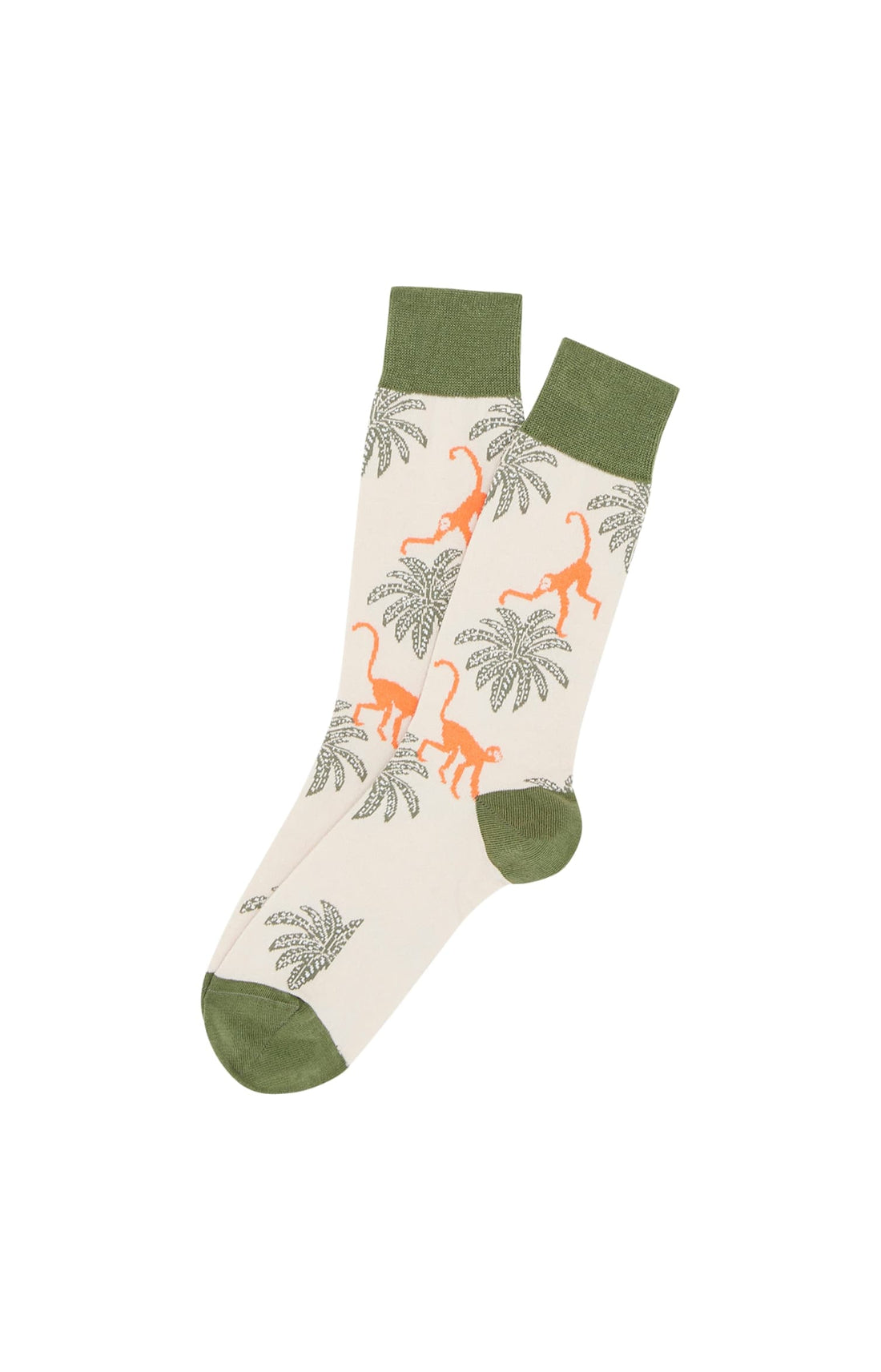 Chaussettes singe Beige 1