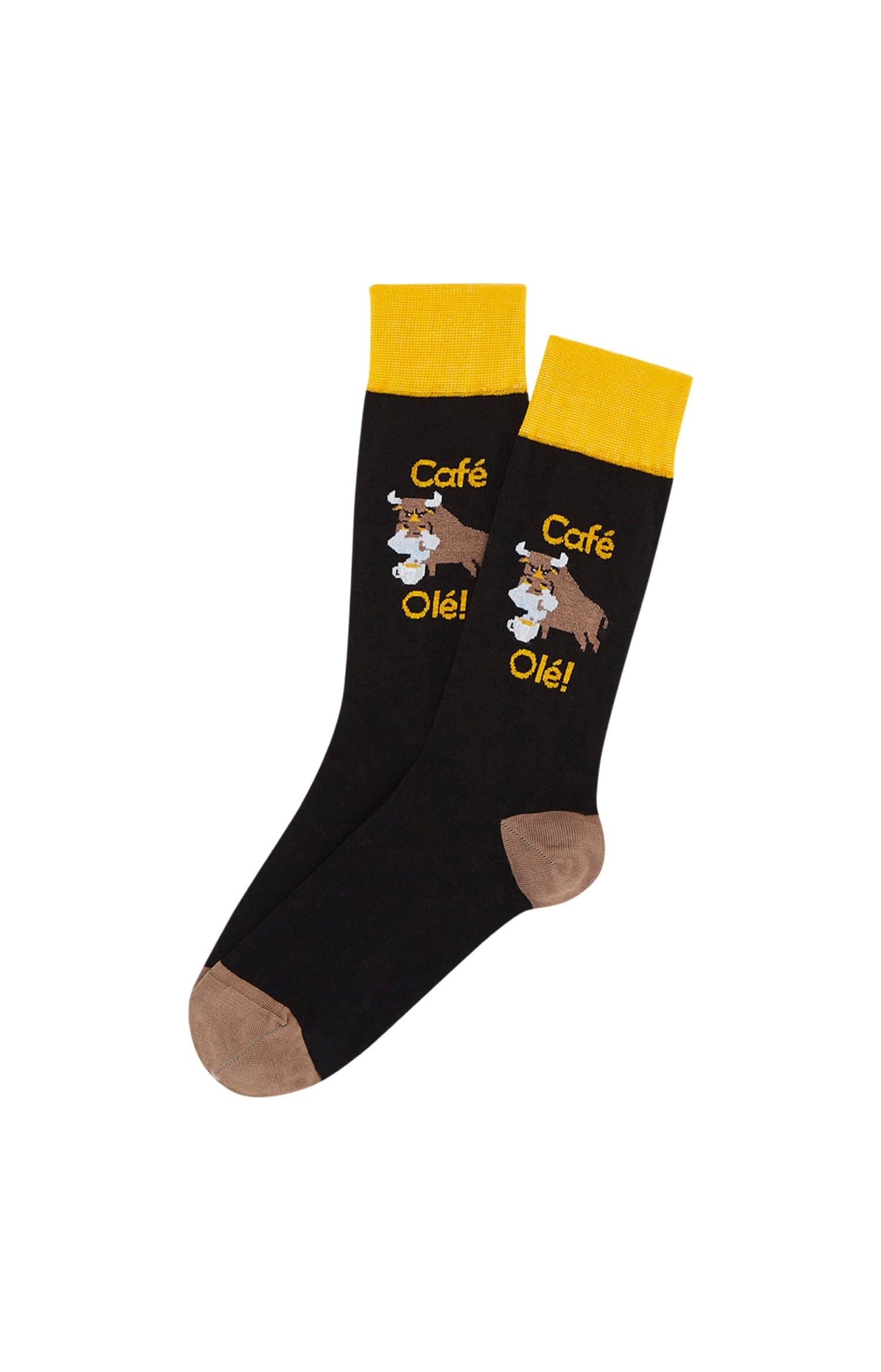 Chaussettes taureau olé Noir 1