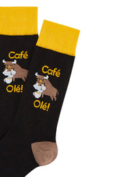 Chaussettes taureau olé Noir 2