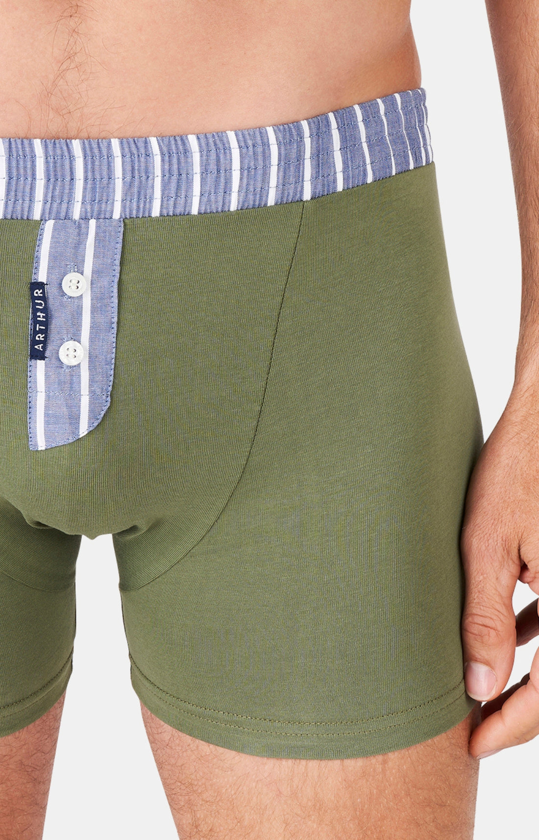 Boxer Homme club Coton Vert 21