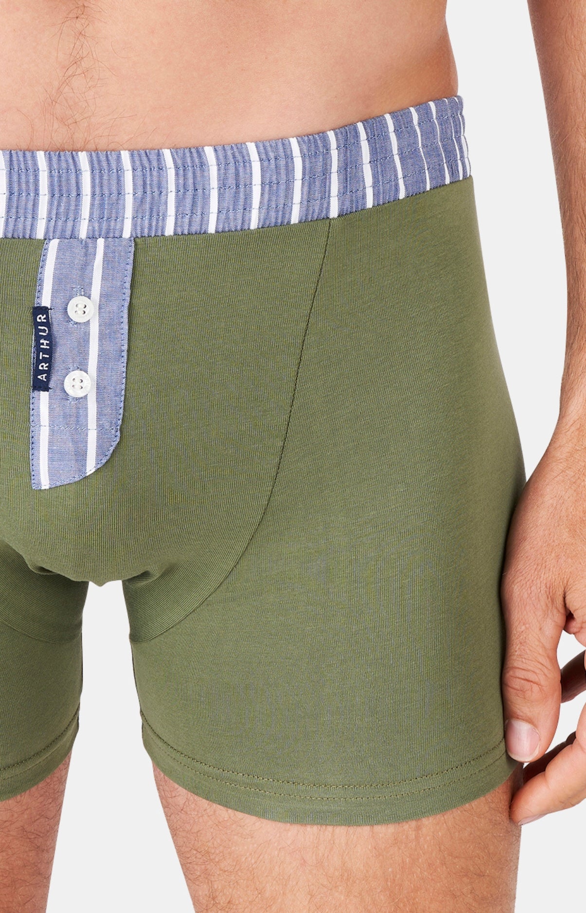 Boxer Homme club Coton Vert 21