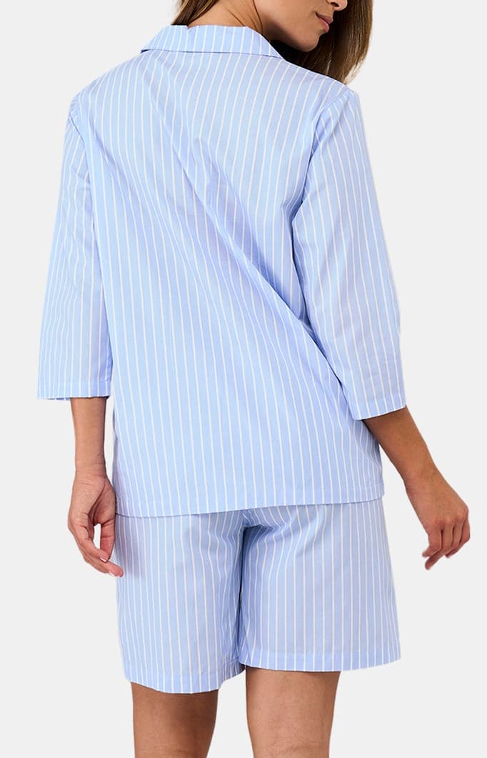 Pyjama court Femme Mona Bleu 5