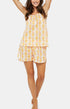 Caraco Femme Short Ananas Jaune 1