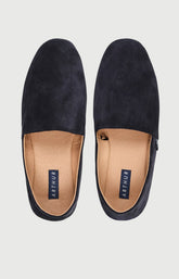 Babouches Homme Cuir Tradi Marine 2