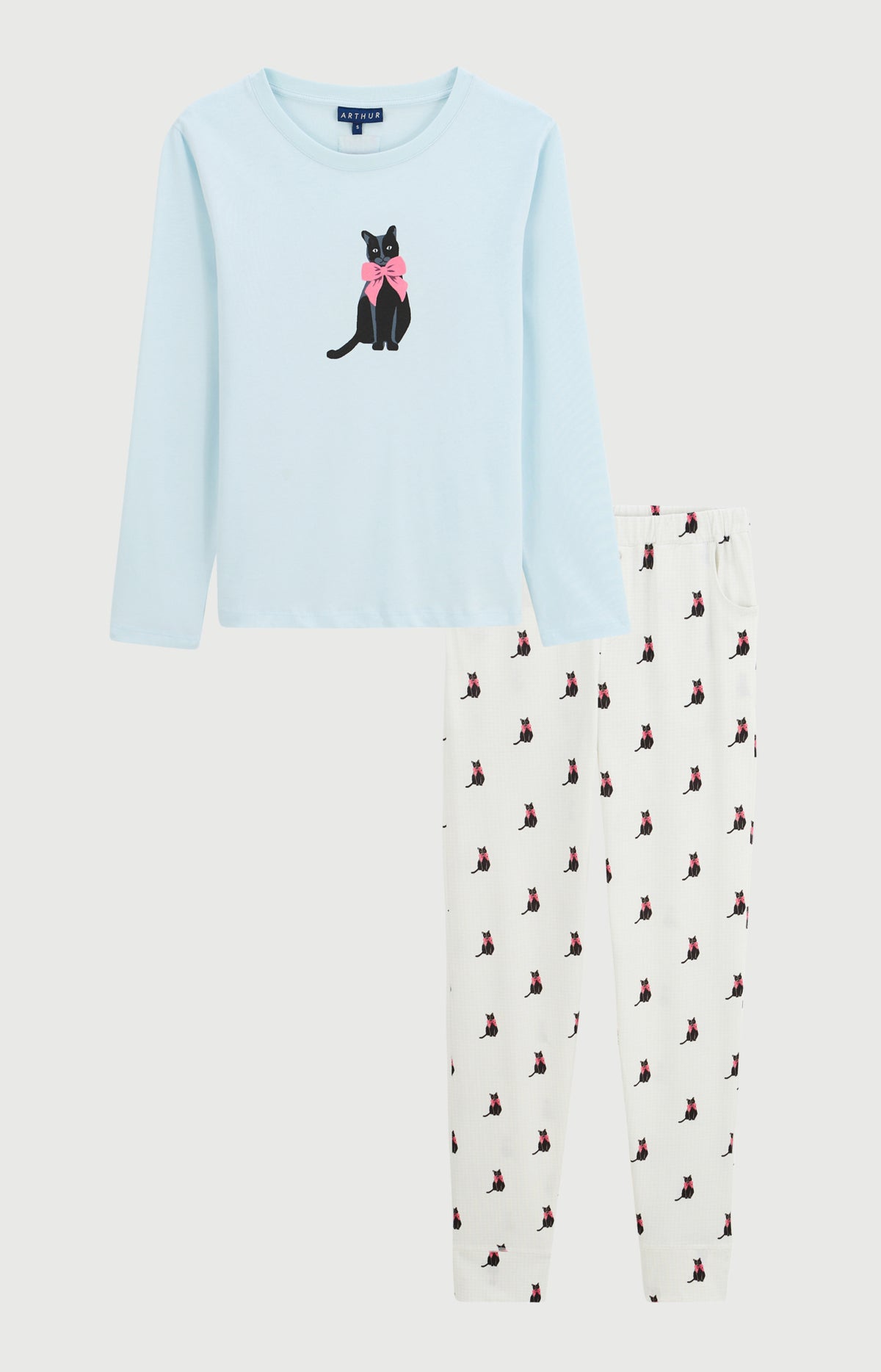 Pyjama en jersey de coton léger - Kitty
