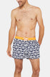 Short de bain Homme motif Lisbonne Blanc 1