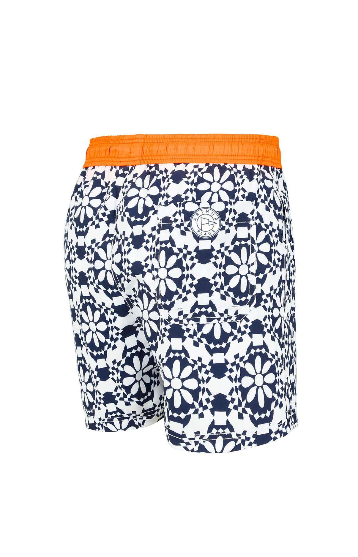Short de bain Homme motif Lisbonne Blanc 7
