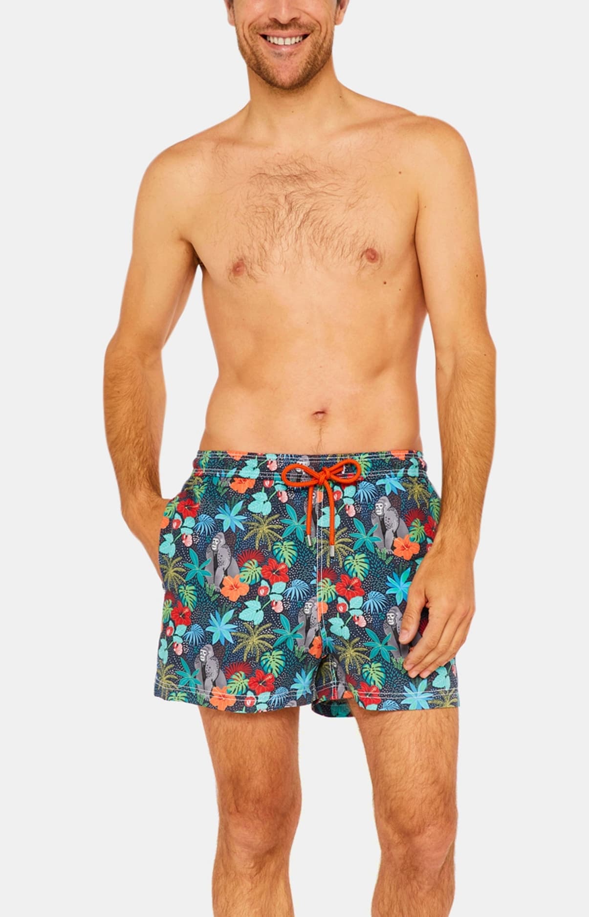 Short de bain Jungle Bleu 1