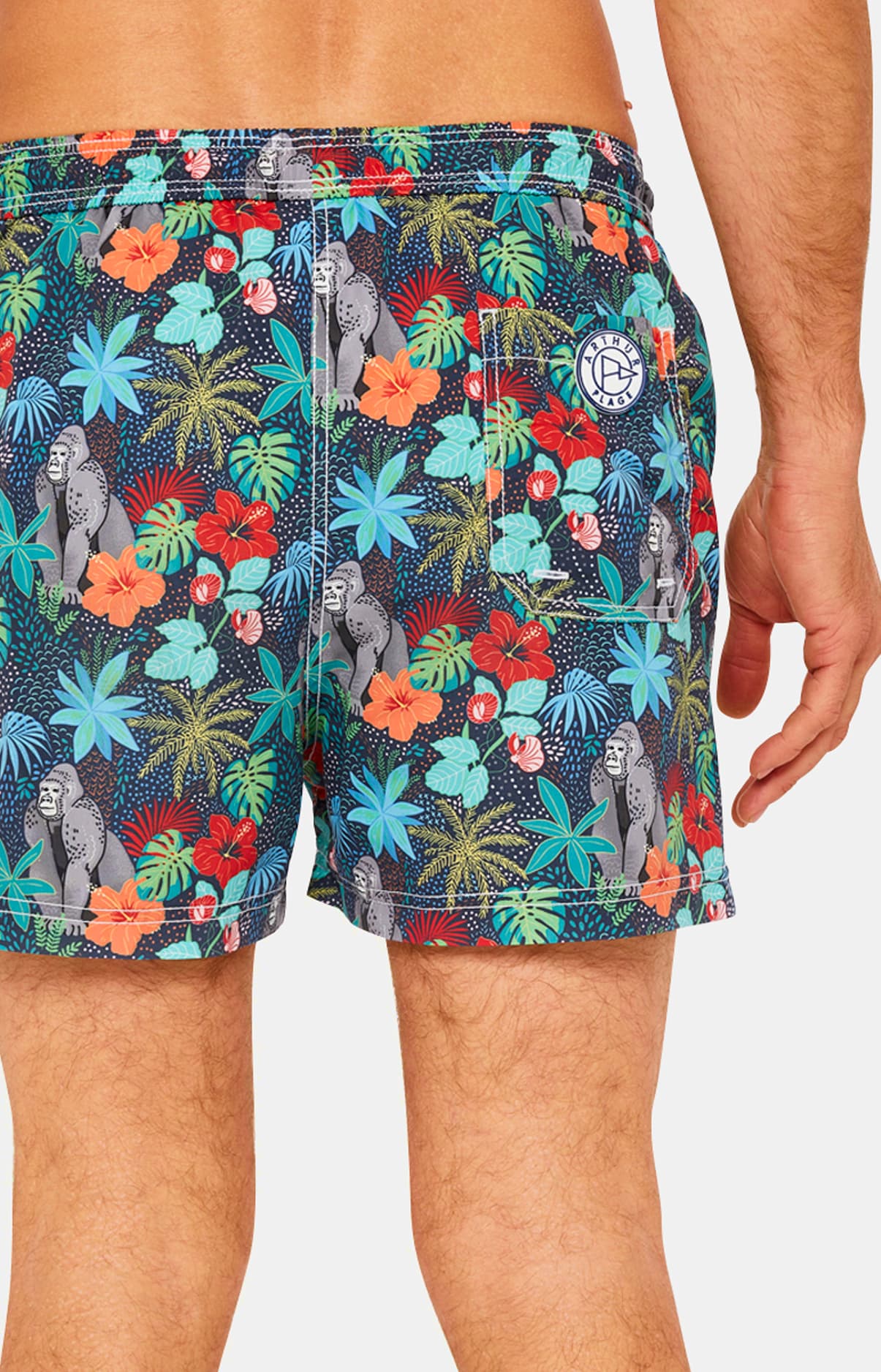 Short de bain Jungle Bleu 6