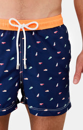 Short de bain Homme Sneakers Marine 2