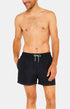 Short de bain Homme uni Noir 1