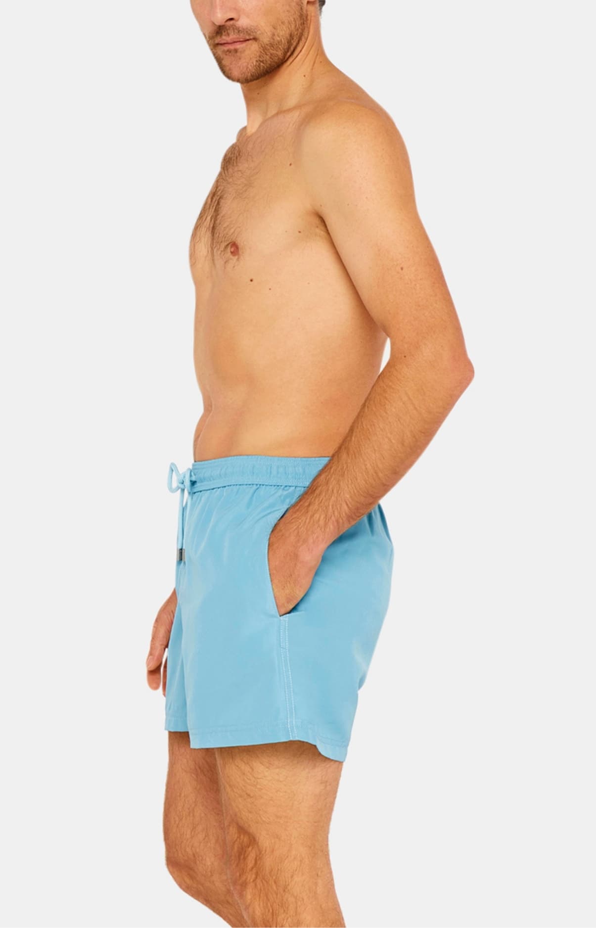 Short de bain Homme uni Pétrole 4
