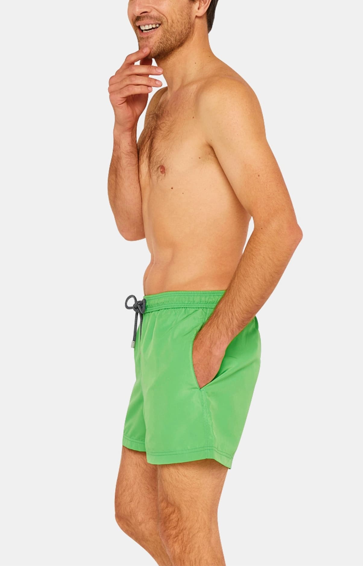 Short de bain Homme uni Vert 4
